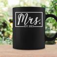 Mrs Est 2023 Married Wife Husband Mr Matching Wedding Coffee Mug Gifts ideas