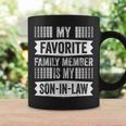 My Favorite Family Member Is My Son In Law Humor Retro Funny Coffee Mug Gifts ideas