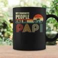 My Favorite People Call Me Papi Vintage Fathers Day Coffee Mug Gifts ideas