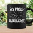 My First Fathers Day Dad Daddy Papa Funny Fathers Day Coffee Mug Gifts ideas