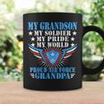 My Grandson Is A Soldier Airman Proud Air Force Grandpa Gift Gift For Mens Coffee Mug Gifts ideas