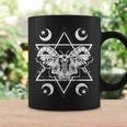 Mysticism Pagan Moon Wiccan Scary Insect Moth Occult Coffee Mug Gifts ideas