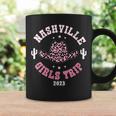 Nashville Girls Trip 2023 Western Country Southern Cowgirl Girls Trip Funny Designs Funny Gifts Coffee Mug Gifts ideas