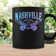 Nashville Tennessee Guitar Player Vintage Country Music City Coffee Mug Gifts ideas