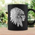 Native American Feather Headdress America Indian Chief Coffee Mug Gifts ideas
