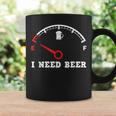 I Need Beer Fuel Gauge Drinking Empty Tank Meter Coffee Mug Gifts ideas