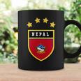 Nepal Pocket Coat Of Arms National Pride Flag Coffee Mug Gifts ideas