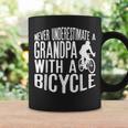 Never Underestimate A Grandpa With A Bicycle CoolGift For Mens Coffee Mug Gifts ideas