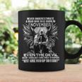 Never Underestimate A Man Who Was Born In November Coffee Mug Gifts ideas