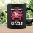 Never Underestimate A Woman With A Beagle Coffee Mug Gifts ideas