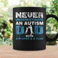 Never Underestimate An Autism Dad With A Prayer Funny Gifts For Dad Coffee Mug Gifts ideas