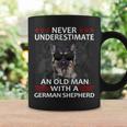 Never Underestimate An Old Man German Shepherd Dog Gift Coffee Mug Gifts ideas
