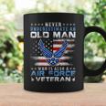 Never Underestimate An Old Man Us Air Force Veteran Vintage Coffee Mug Gifts ideas