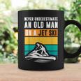 Never Underestimate An Old Man Water Sport Funny Jet Ski Old Man Funny Gifts Coffee Mug Gifts ideas