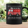 Never Underestimate An Old Man Who Drivers A Wee Woo Truck Coffee Mug Gifts ideas