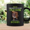 Never Underestimate An Old Man With A Boxer Funny Dog Lover Gift For Mens Coffee Mug Gifts ideas