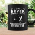 Never Underestimate An Old Man With A Fishing Rod Fisherman Old Man Funny Gifts Coffee Mug Gifts ideas