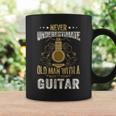 Never Underestimate An Old Man With A Guitar Acoustic Player Coffee Mug Gifts ideas