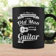 Never Underestimate An Old Man With A Guitar Dad Grandpa Gift For Mens Coffee Mug Gifts ideas