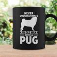 Never Underestimate An Old Man With A Pug Gift For Mens Coffee Mug Gifts ideas