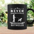 Never Underestimate An Old Man With A Rottweiler Dog Rottie Coffee Mug Gifts ideas