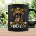 Never Underestimate An Old Man With Picture A Boxer Dog Coffee Mug Gifts ideas