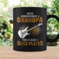 Never Underestimate Grandpa Who Is Also A Bass Player Coffee Mug Gifts ideas