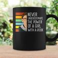 Never Underestimate The Power Of A Girl With A Book Feminist Gift For Womens Coffee Mug Gifts ideas