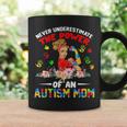 Never Underestimate The Power Of An Autism Mom Gifts Gifts For Mom Funny Gifts Coffee Mug Gifts ideas