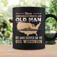 Never Underestimate Uss Wisconsin Bb64 Battleship Coffee Mug Gifts ideas