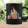 New York City Nyc Retro Watercolor Statue Of Liberty Ny City Coffee Mug Gifts ideas