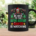 Be Nice To The Casting Assistant Santa Christmas Coffee Mug Gifts ideas