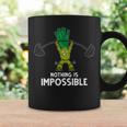 Nothing Is Impossible Leek Fitness Training Gym Vegan Coffee Mug Gifts ideas
