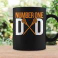 Number One Dad Lax Player Father Lacrosse Stick Lacrosse Dad Coffee Mug Gifts ideas