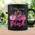 In October We Wear Pink Pumpkin Breast Cancer Awareness Coffee Mug Gifts ideas