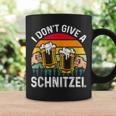 Oktoberfest I Don't Give A Schnitzel Beer Fan German Food Coffee Mug Gifts ideas