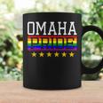 Omaha Pride Gay Lesbian Queer Lgbt Rainbow Flag Nebraska Coffee Mug Gifts ideas