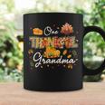 One Thankful Grandma Fall Leaves Autumn Grandma Thanksgiving Coffee Mug Gifts ideas