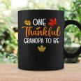 One Thankful Grandpa To Be Fall Thanksgiving Pregnancy Coffee Mug Gifts ideas