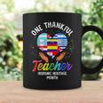One Thankful Teacher Hispanic Heritage Month Countries Flags Coffee Mug Gifts ideas