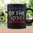 Papa Of The Little Firecracker 4Th Of July BirthdayCoffee Mug Gifts ideas