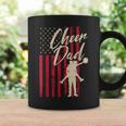 Patriotic American Flag Cheer Dad Fathers Day Coach Pride Coffee Mug Gifts ideas