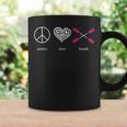 Peace Love Kayak Funny Water Sport Coffee Mug Gifts ideas