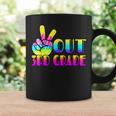 Peace Out 3Rd Grade Last Day Of School Graduation Tie Dye Coffee Mug Gifts ideas