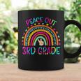 Peace Out 3Rd Grade Rainbow Last Day Of School Tie Dye Coffee Mug Gifts ideas
