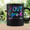 Peace Out Pre K Graduate Tie Dye Happy Last Day Of School Coffee Mug Gifts ideas