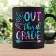 Peace Out Third Grade Graduate Tie Dye Last Day Of School Coffee Mug Gifts ideas