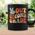 Peace Sign Out Second Grade Groovy 2Nd Last Days School Coffee Mug Gifts ideas