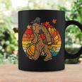 Pilgrim Bigfoot Turkey Retro Thanksgiving Sasquatch Men Coffee Mug Gifts ideas