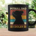 Pitbull Dad Like A Regular Dad But Cooler Pit Bull Owner Dog Coffee Mug Gifts ideas